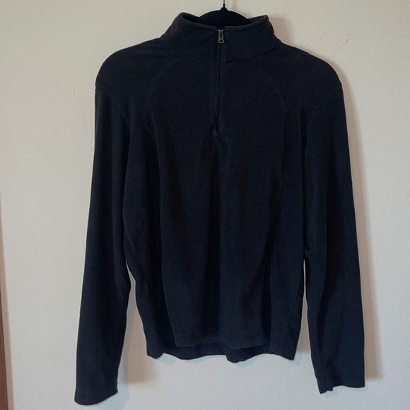 Columbia Women’s Black 1/4 Zip Pullover Fleece Sweatshirt Lightweight Size Large - Picture 1 of 6